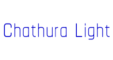 Chathura Light लिपि